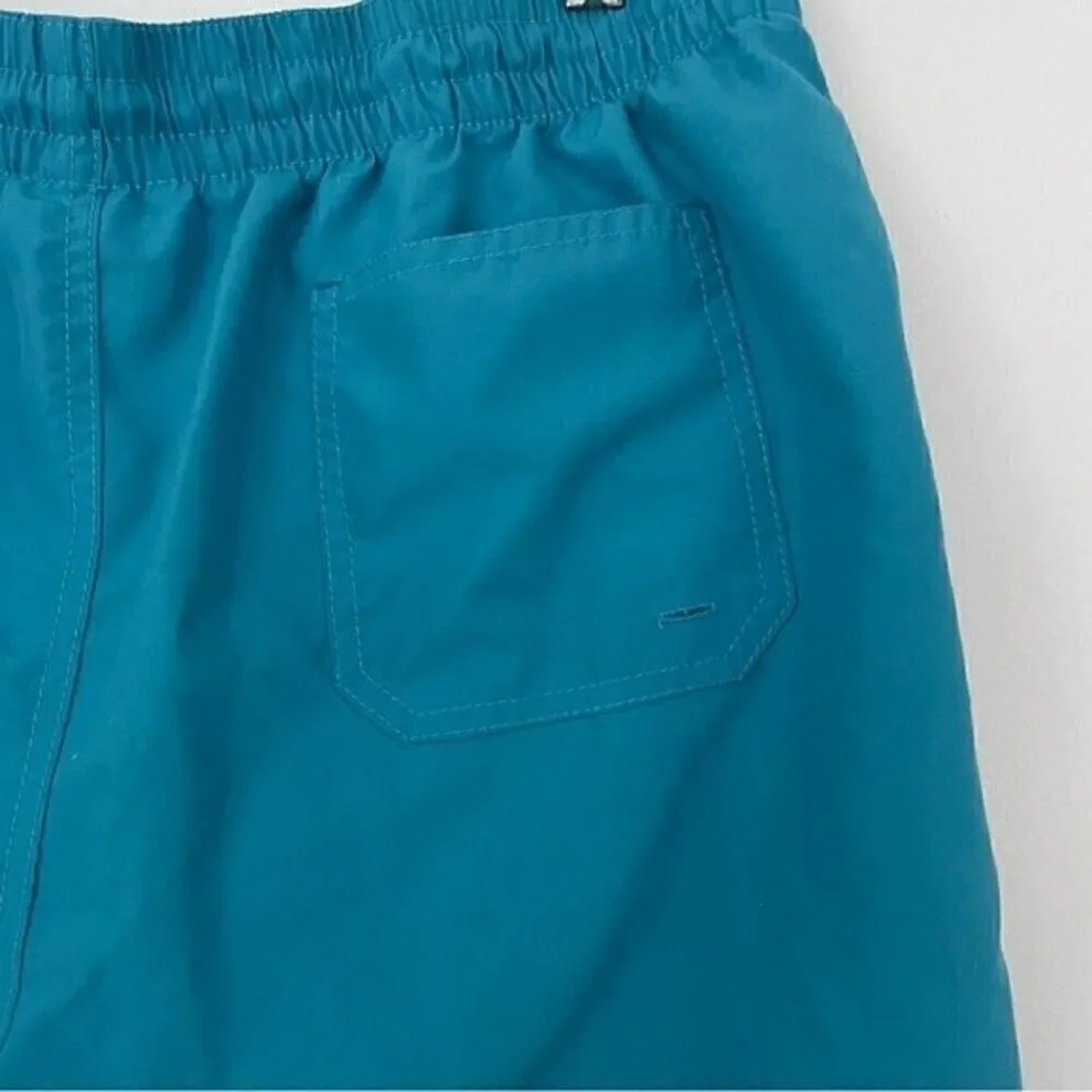 Goodfellow & Co shorts mens bright blue lined swim trucks large new